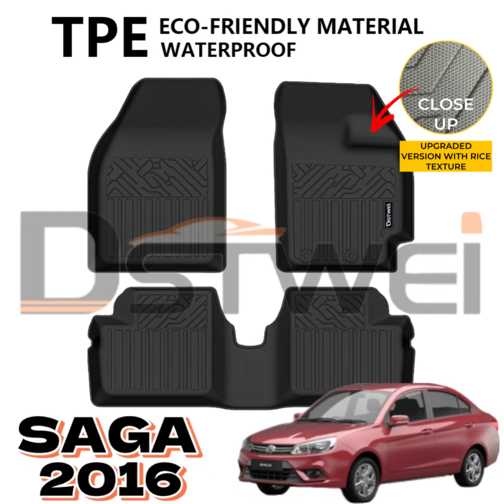 (Upgraded TPE) TPE Car Mat Car Carpet Karpet Kerete TPE Perodua Myvi ...