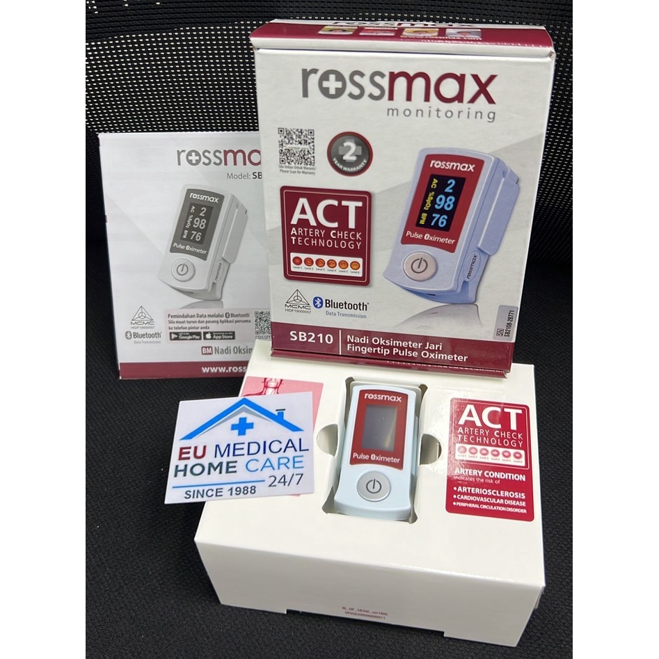 Rossmax SB200 ACT Fingertip Pulse Oximeter with Artery Check Technology