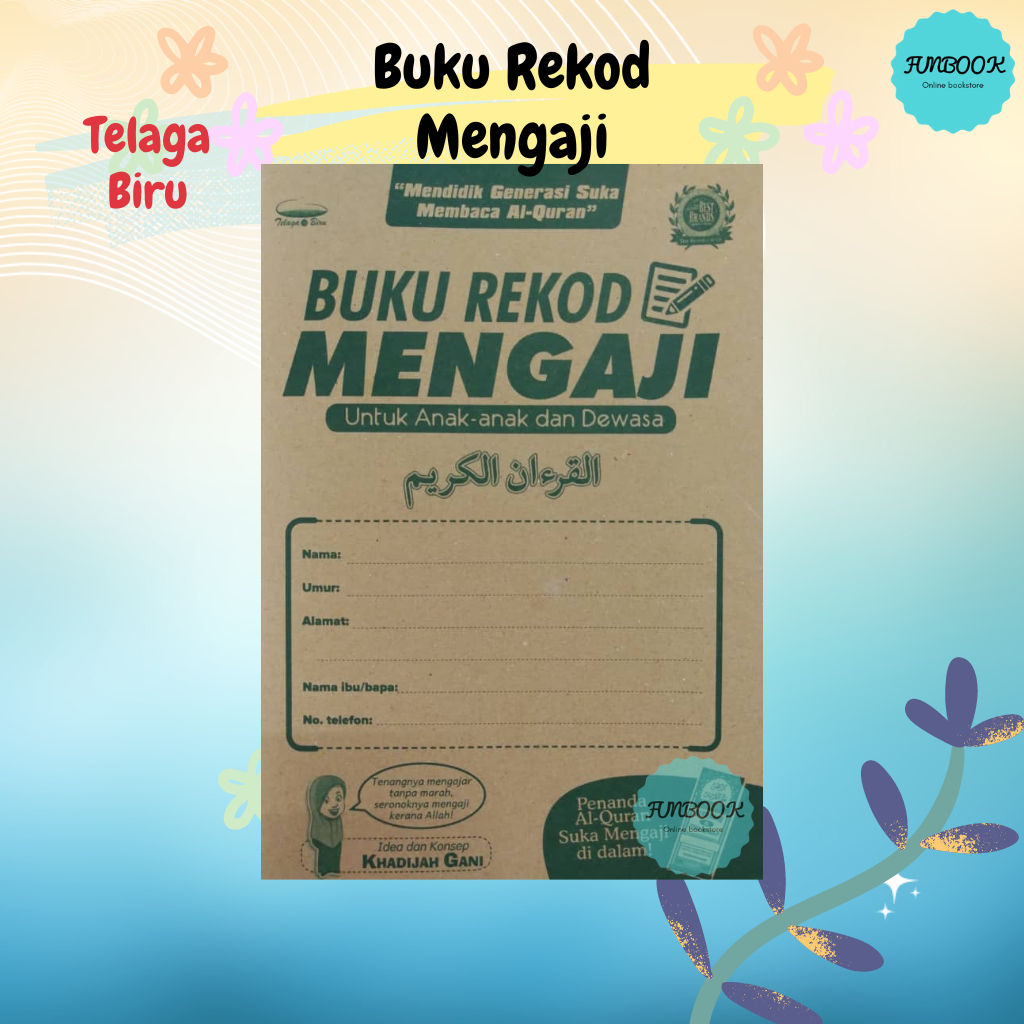 [FUNBOOK] Buku Rekod Mengaji Untuk Anak Anak dan Dewasa Khadijah Gani ...