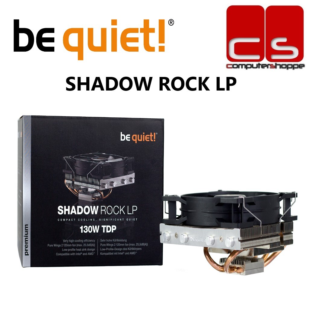 Be quiet! Shadow Rock LP Low-Profile CPU Air Cooler | Shopee Malaysia
