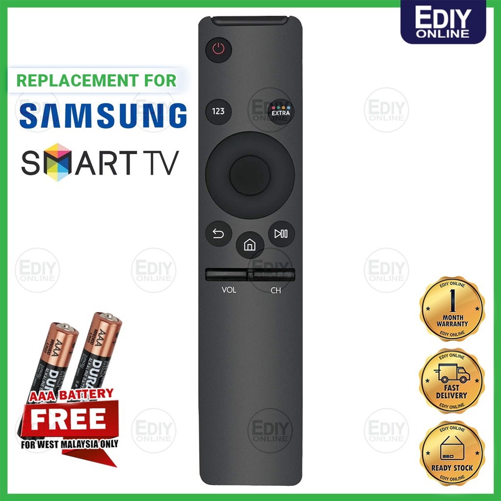 【FREE AA x2】 SAMSUNG LED SMART TV Remote Control BN59-01259B BN59 ...