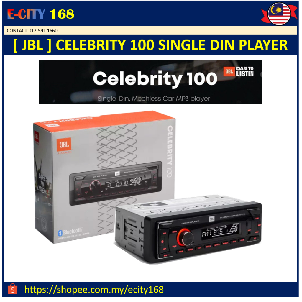 JBL celebrity 100 car mp3 player USB Bluetooth single din ( Original ...