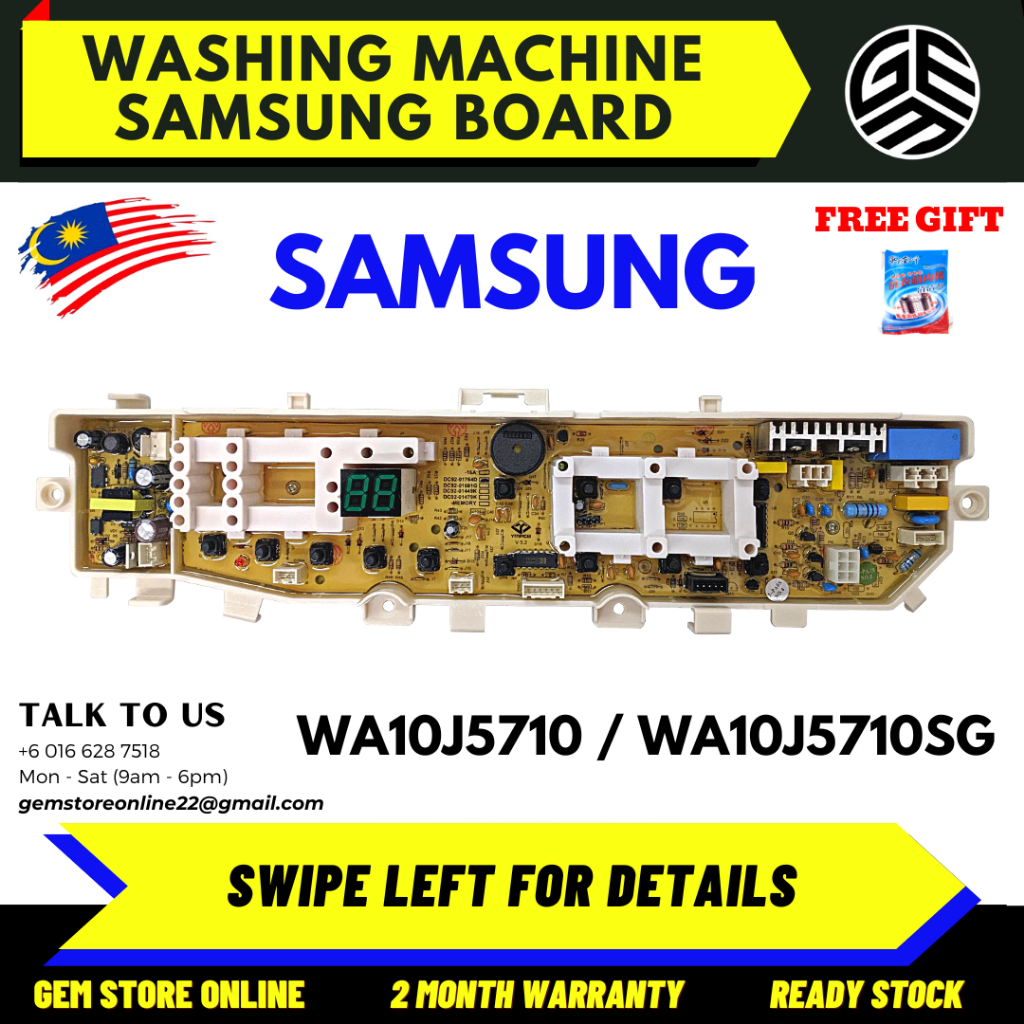 WA10J5710 WA10J5710SG SAMSUNG Washing Machine Board Board