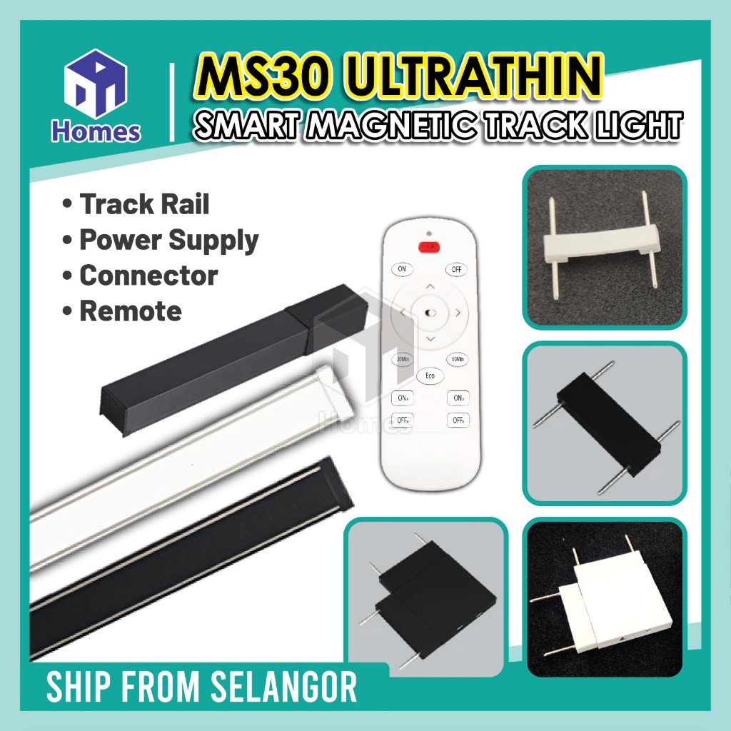 Homes Smart Magnetic Track Light Ultra Thin Ultra Slim, Lampu LED ...