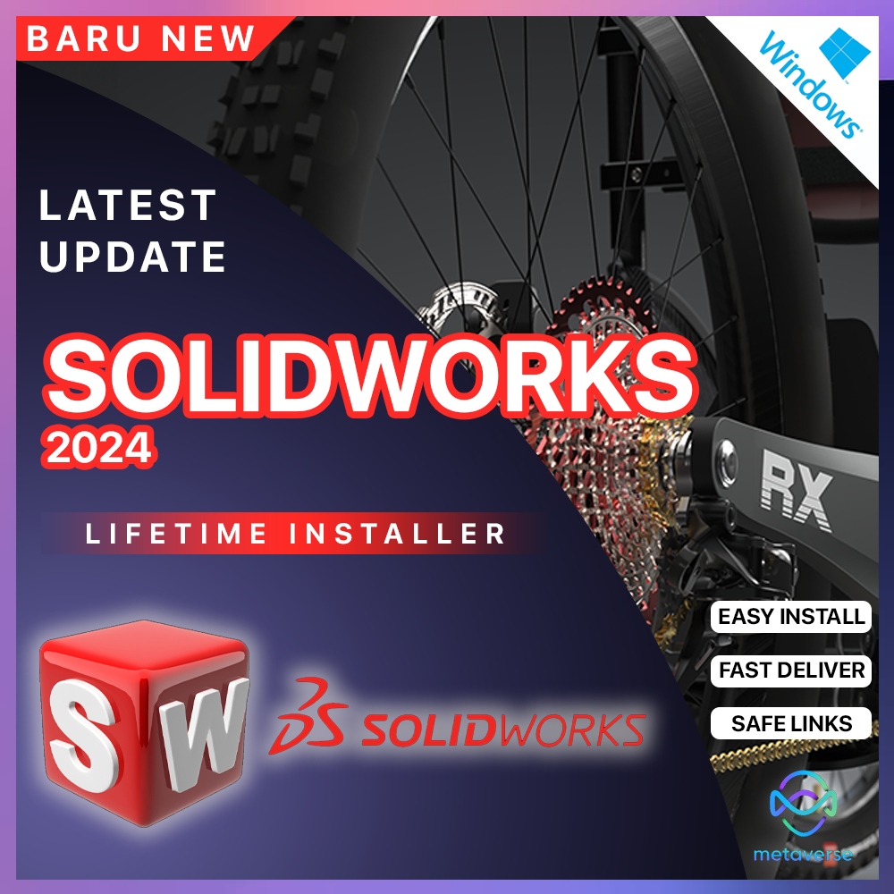 SOLIDWORKS 2024 / 2023 / 2023 SP5.0 + FULL SET PLUGINS Latest & Full