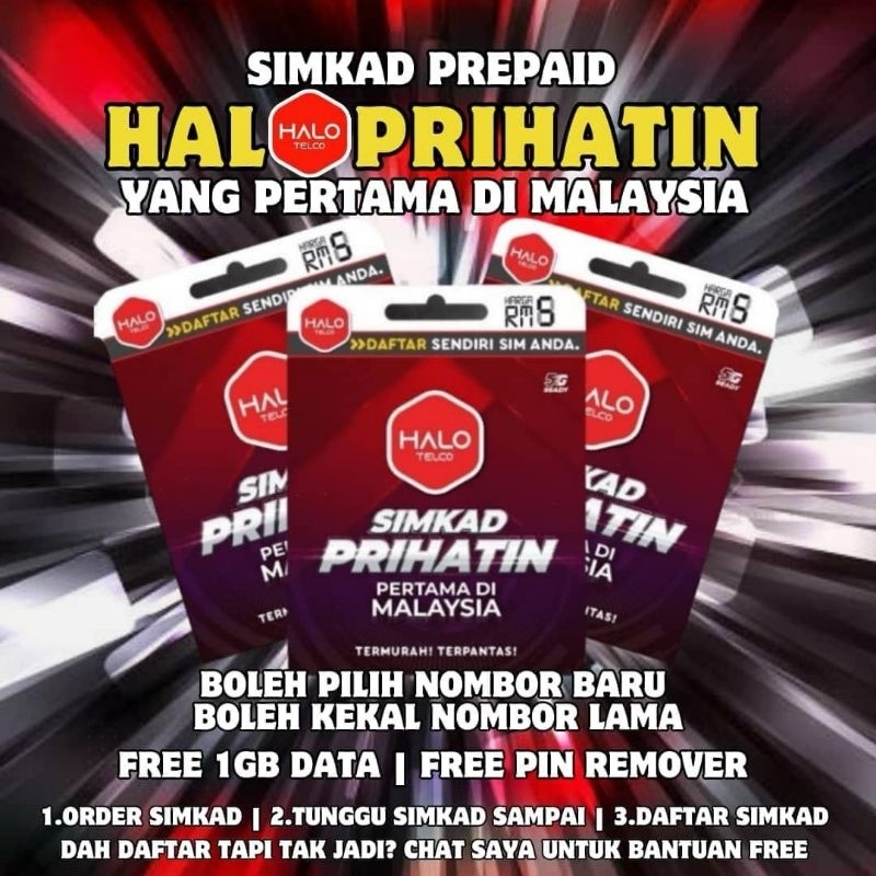 Sim Card HaloTelco Epik Plan 2024 *NEW* | Shopee Malaysia