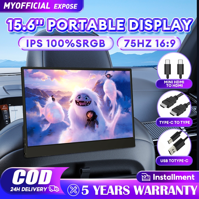 G-STORY 15.6 Inch IPS 2K 120Hz Portable Monitor Gaming Display