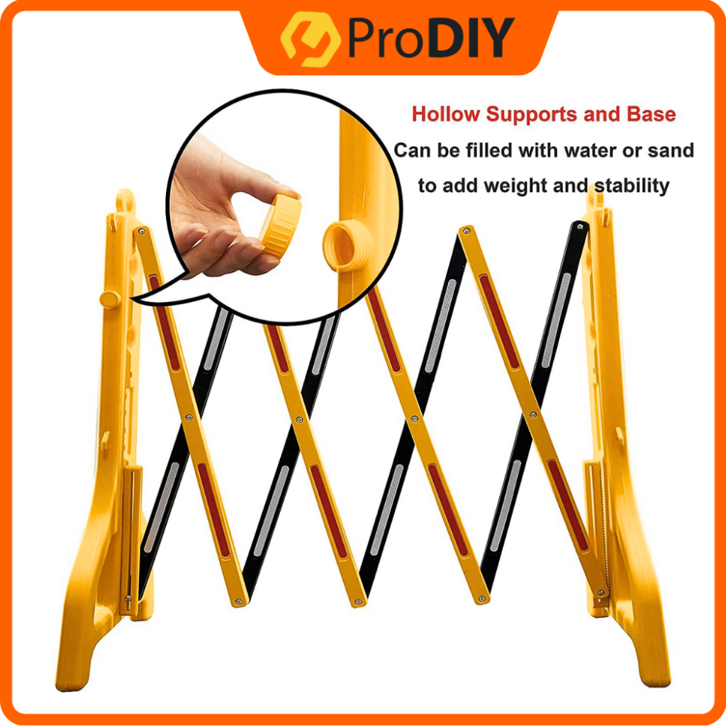 2.5M Safety Divider For Road Barrier Expandable Mobile Barricade ...