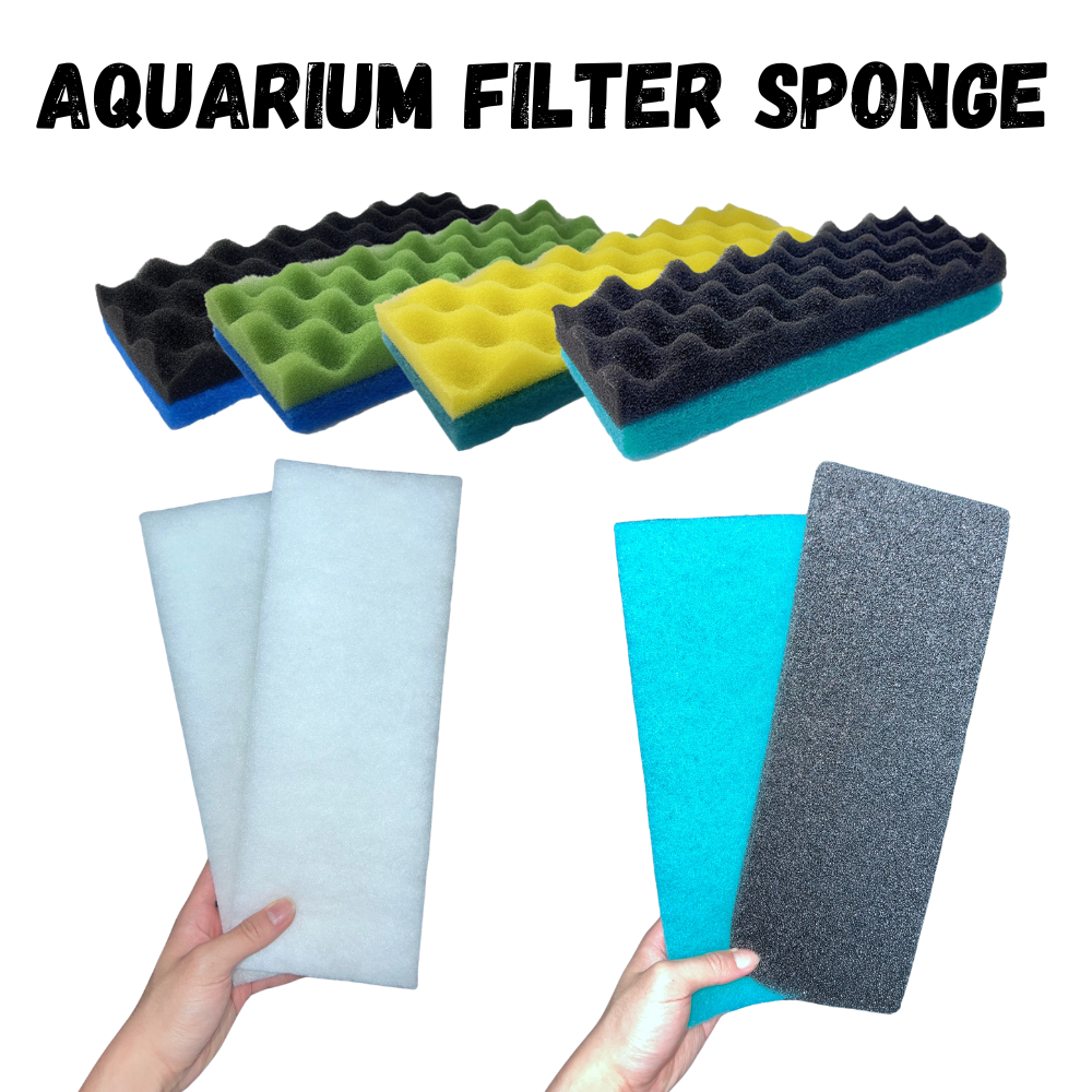 Sobo Top Filter Wool White Aquarium Sponge Span kotoran filter box ...