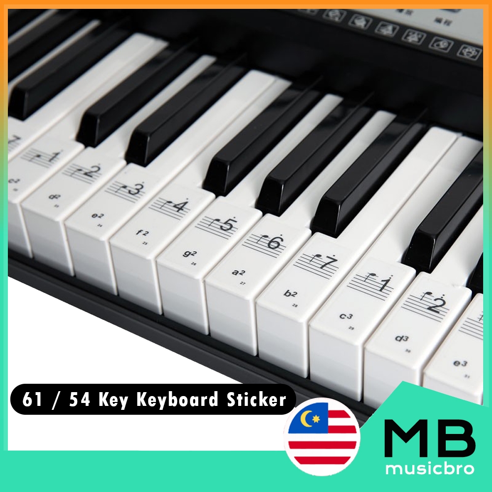 Keyboard Sticker Piano Sticker Keyboard Piano Sticker Beginner Piano ...