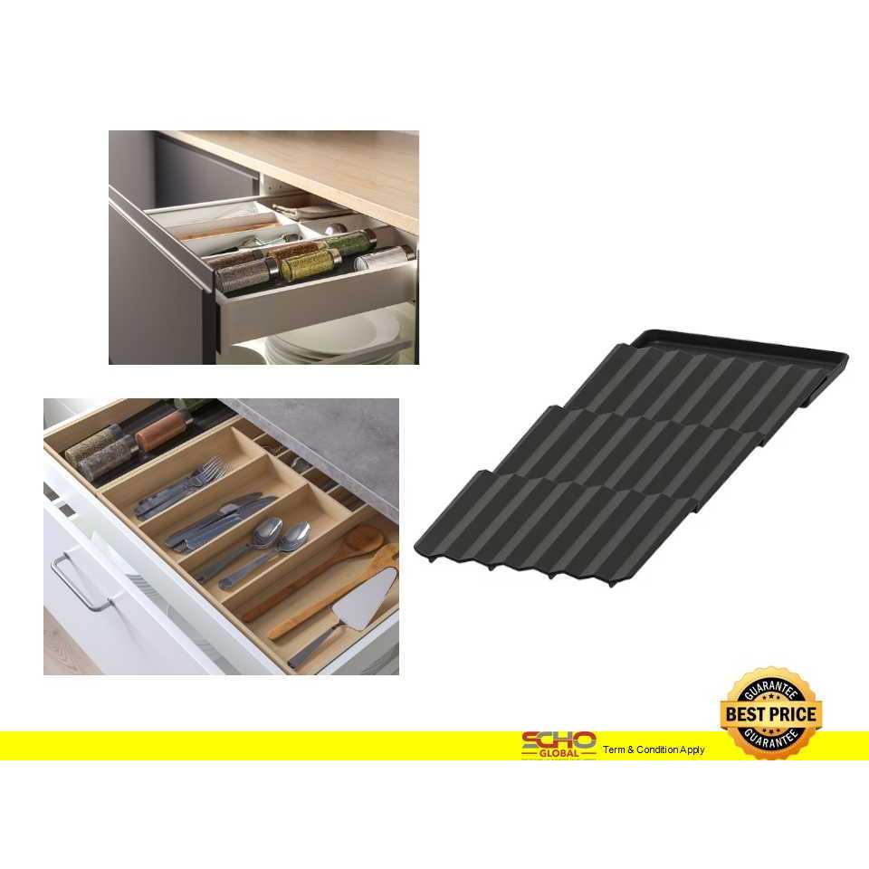 IKEA UPPDATERA Spice Rack Anthracite 20x50 Cm Shopee Malaysia