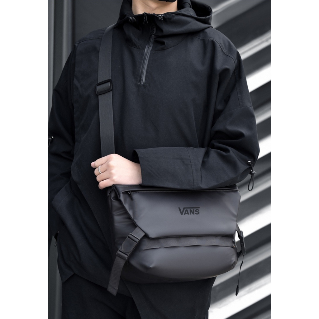 VANS Waterproof Men Sling Bag Lelaki Crossbody Beg Shoulder Bag ...