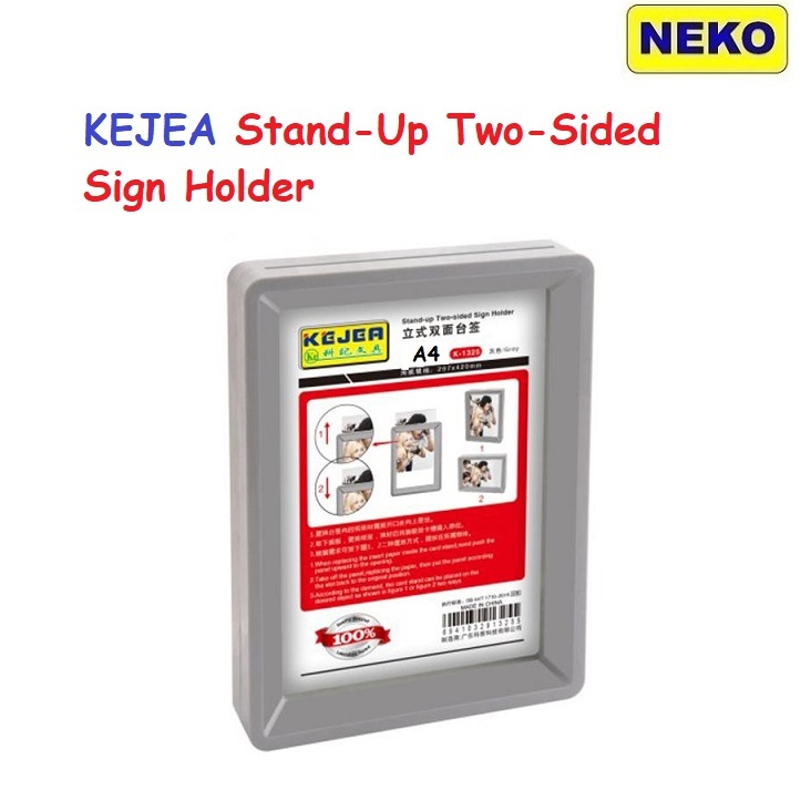 kejea-stand-up-two-faced-sign-holder-a4-a5-shopee-malaysia