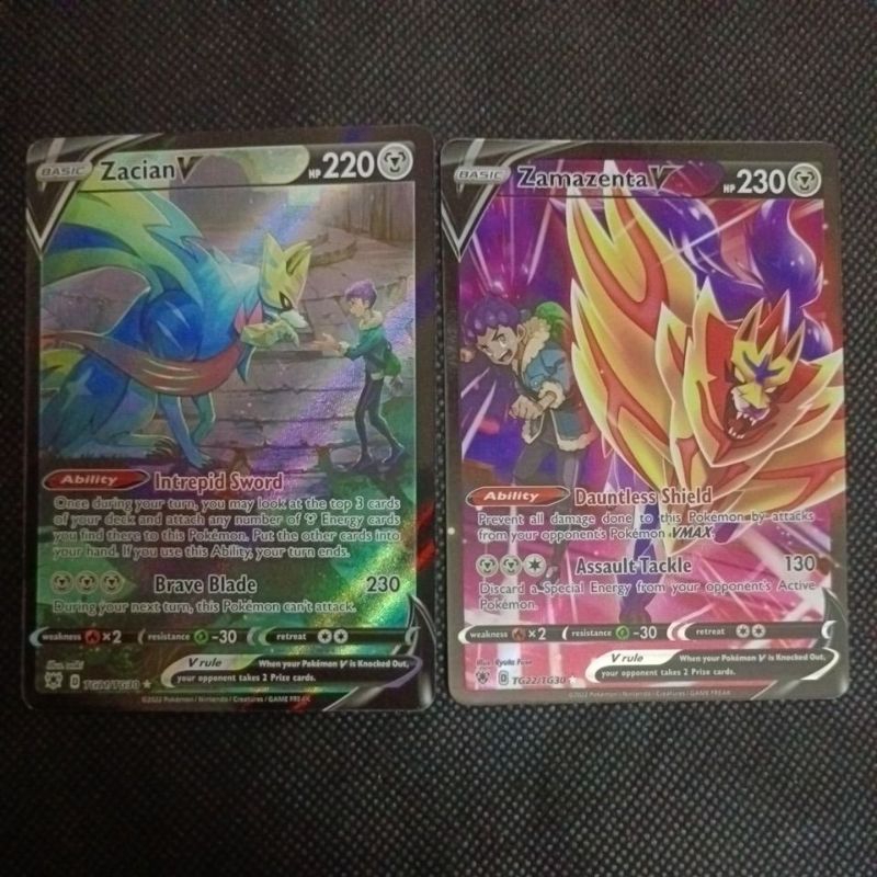 Pokemon Card TCG: Astral Radiance Trainer Gallery: Zacian V TG21/TG30 or  Zamazenta V TG22/TG30 | Shopee Malaysia