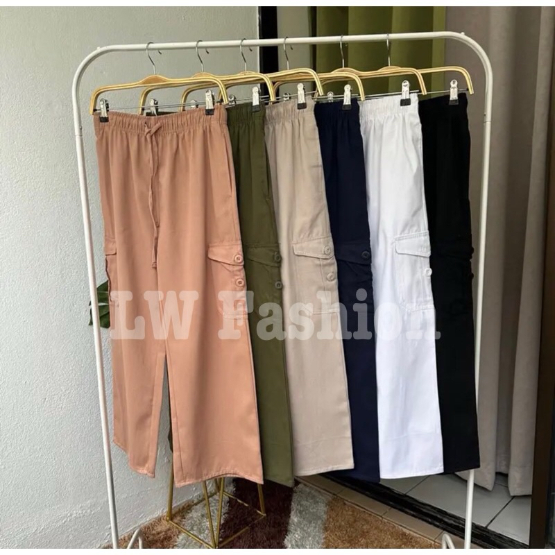 Ladies Cargo Cotton pants Ready Stock Premium Quality Size (S-3XL)🔥🔥 ...