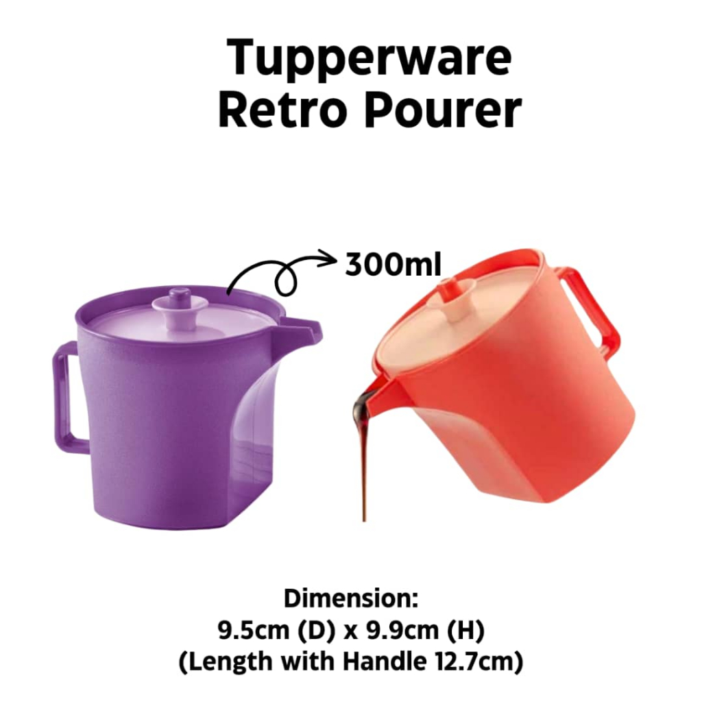 Tupperware Retro Pourer 300ml (1 pc) | Shopee Malaysia