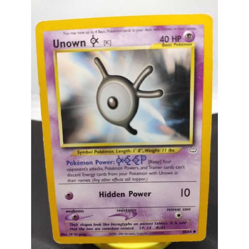 Unown vintage pokemon tcg | Shopee Malaysia