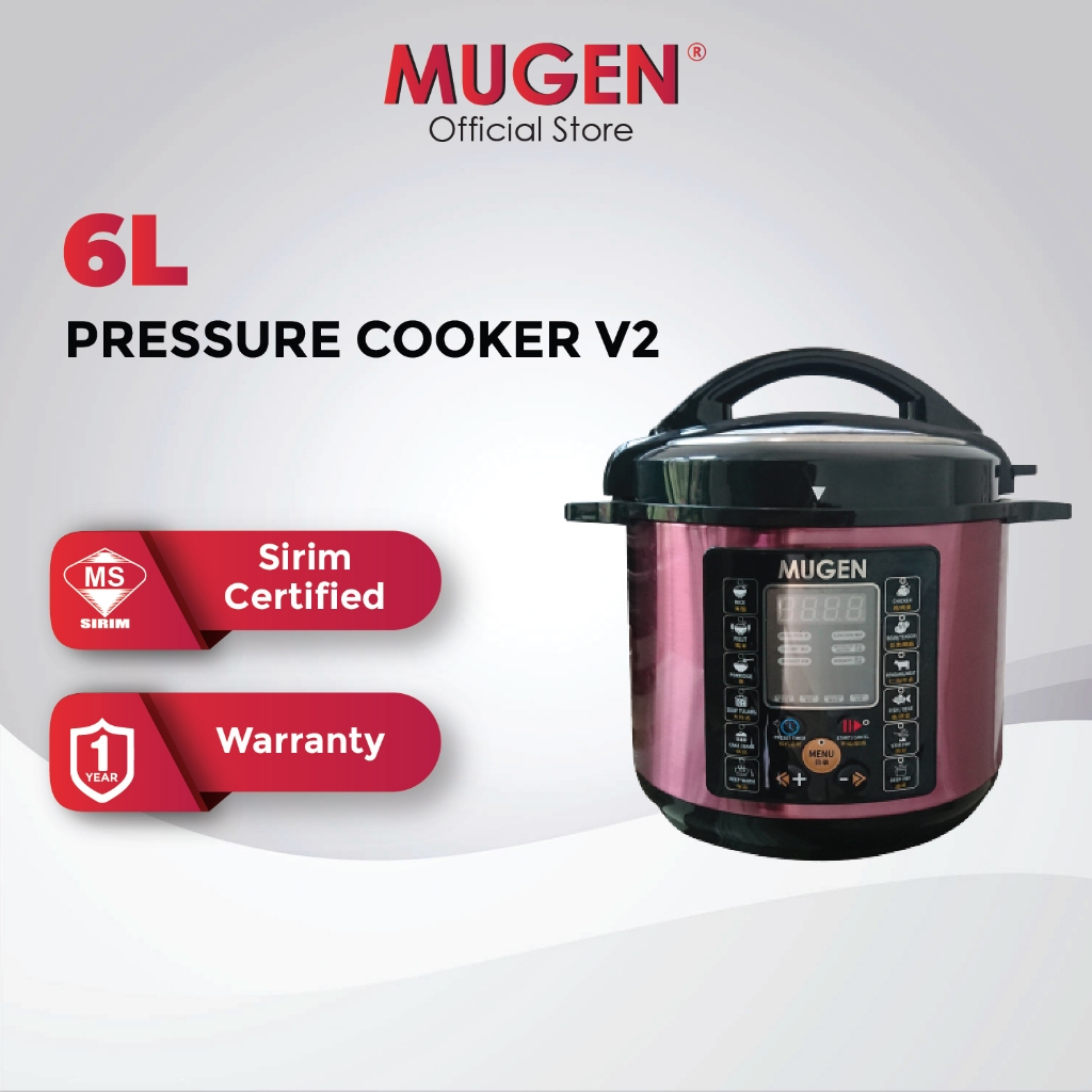 MUGEN Smart Pressure Cooker V2 MPC 6122 Shopee Malaysia