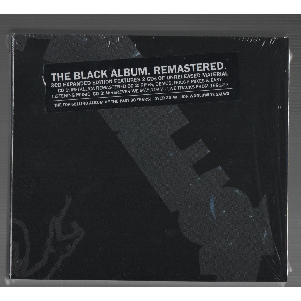 Metallica - The Black Album. Remastered ( 3CD Expanded Edition Features ...