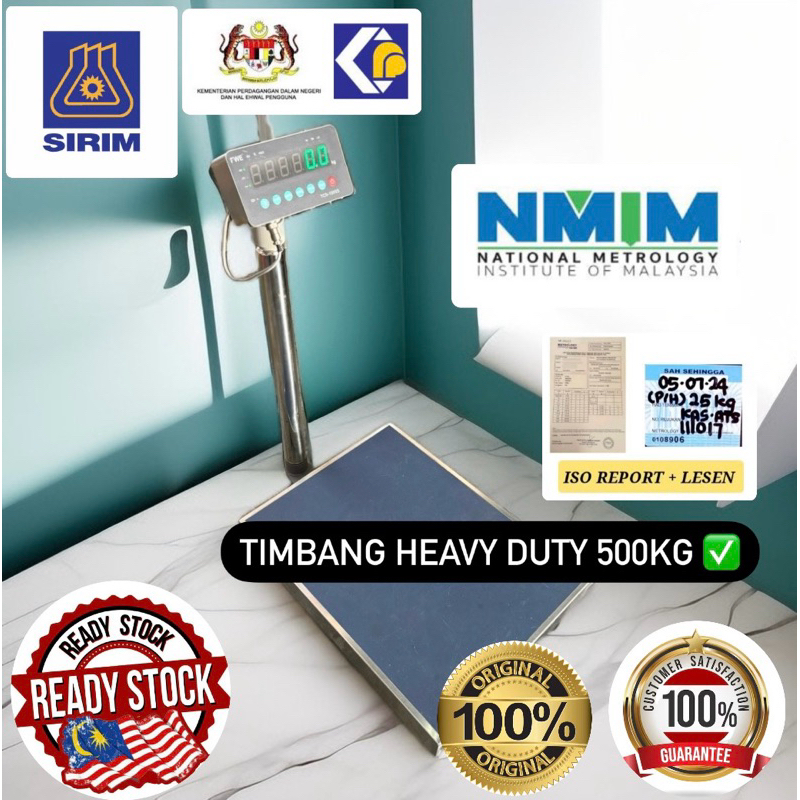 500kg FWE HIGH PRECISION DIGITAL ELECTRONIC Weight Platform Scale ...