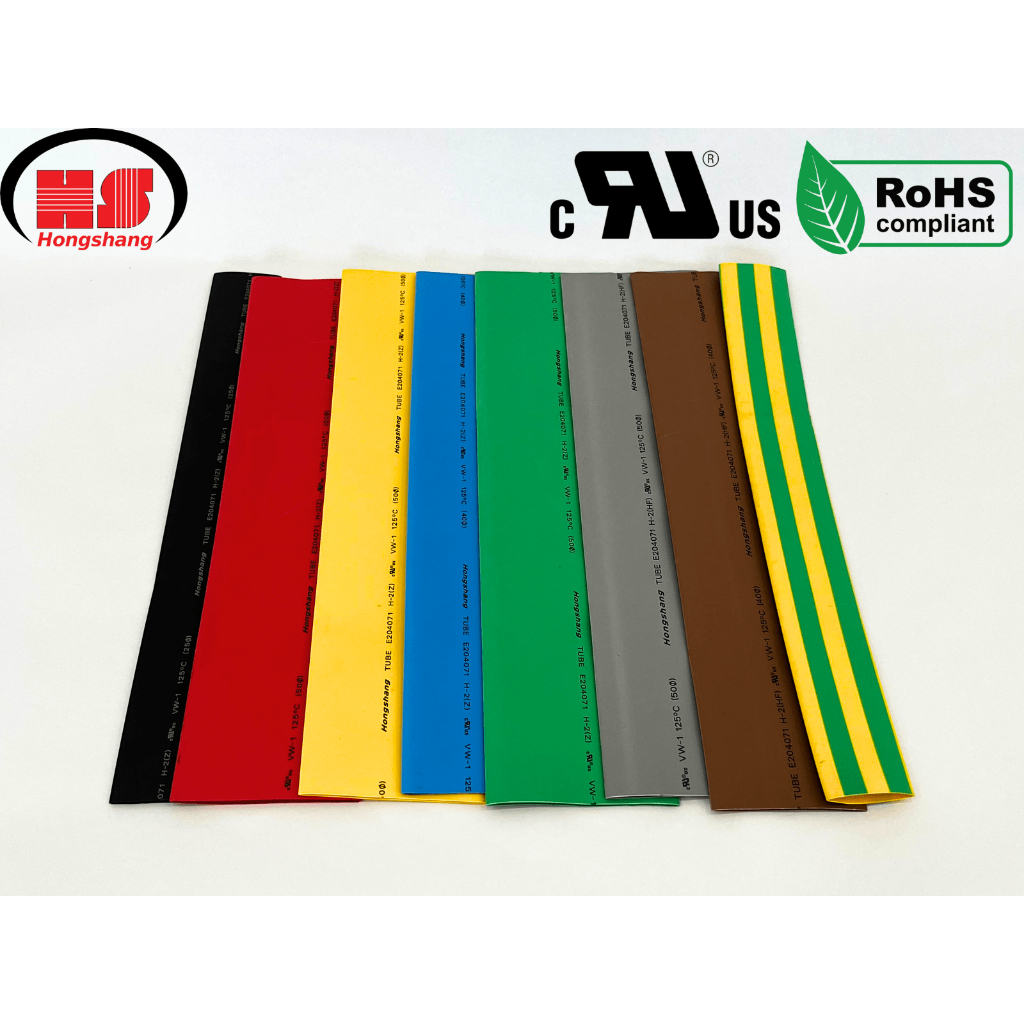 100 Meter/1 Roll - HONGSHANG Heat Shrinkable Tubing/Sleeving Ø5-11mm ...