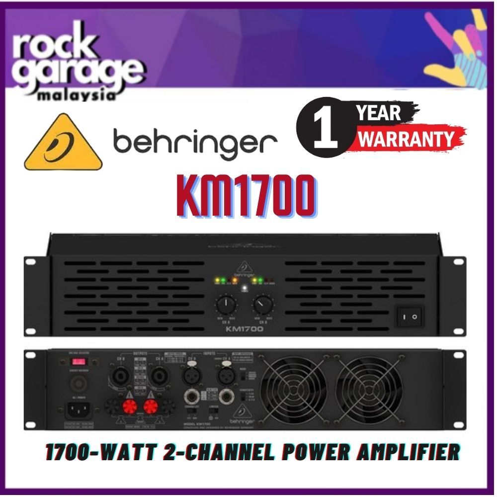 Behringer KM1700 1700Watt 2Channel Power Amplifier ( KM1700 / KM