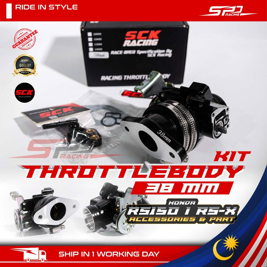 Throttlebody Kit Set SCK RACING RS150R RS-X 150 WINNER X Y16ZR EXCITER ...