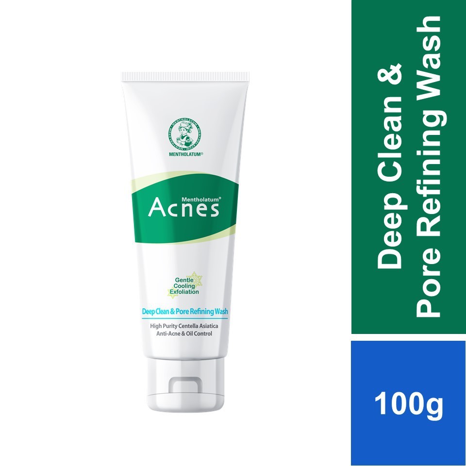 Mentholatum Acnes Deep Clean & Pore Refining Wash (100g) | Shopee Malaysia