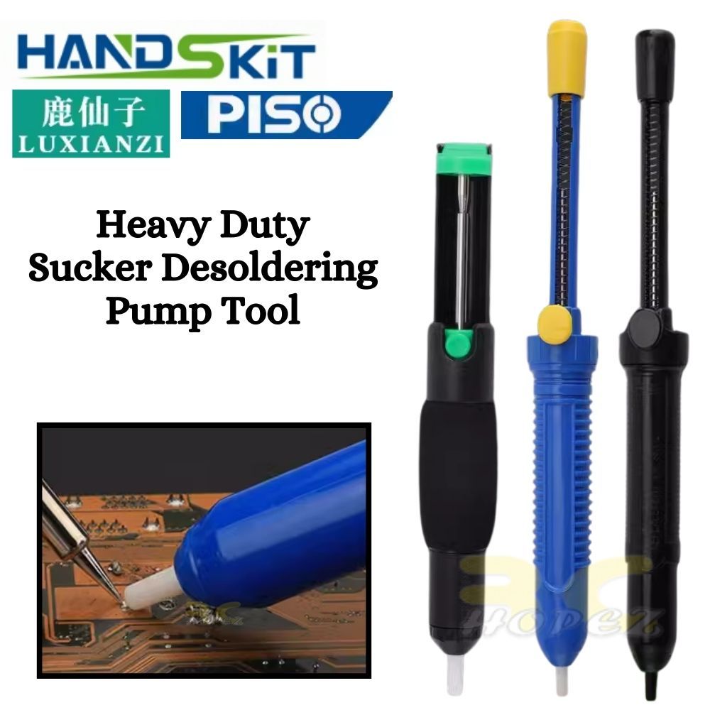Heavy Duty Solder Cleaner Desoldering Desolder Welding Suction Pump