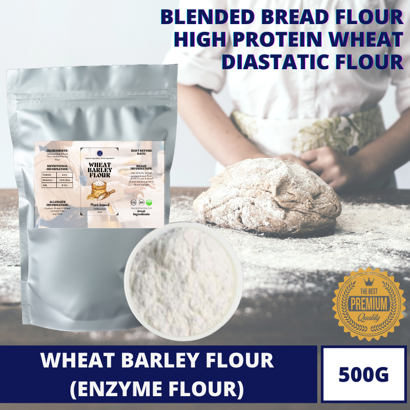 [PREMIUM] High Protein Flour (with cereal amylase) 500G (diastatic