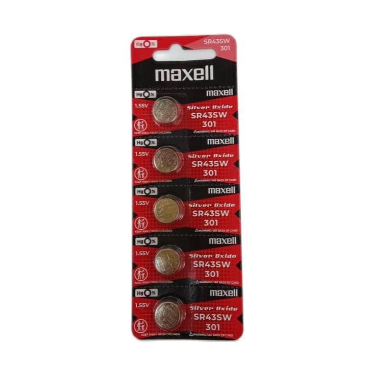 Renata 301 Pila Batteria Orologio Mercury Free Silver Oxide SR43SW - Foto 11