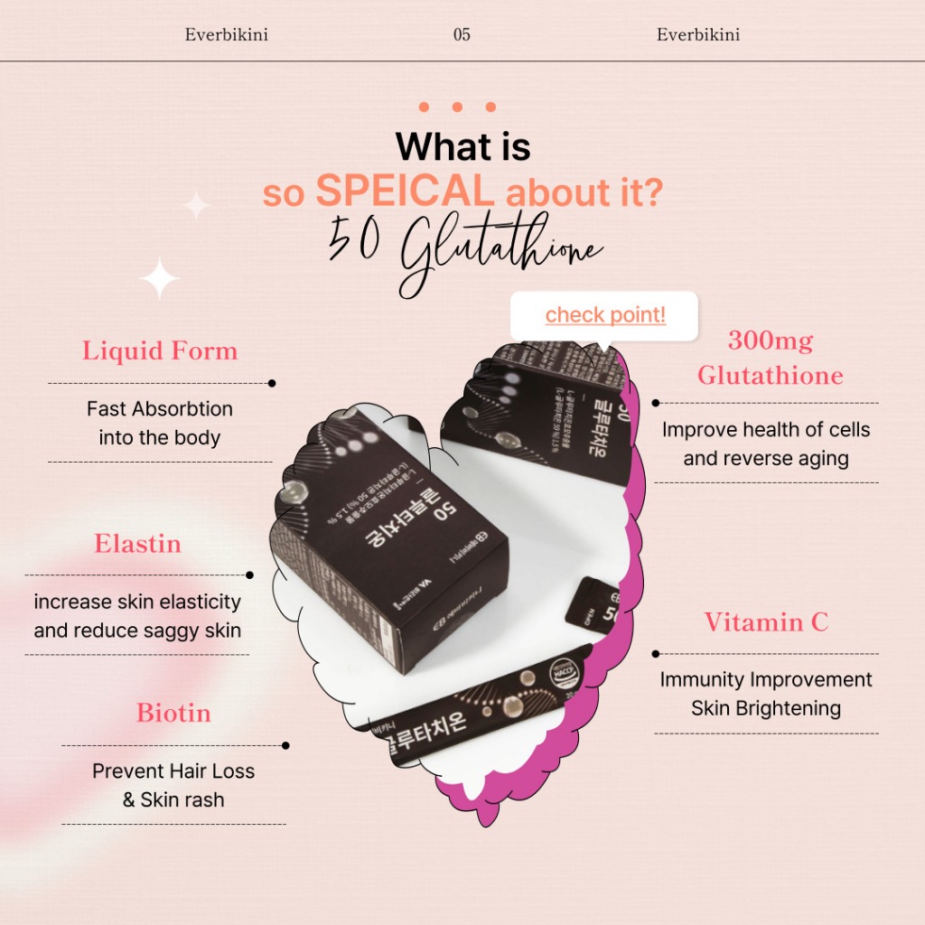everbikini glutathione 90 Tablets] Max Glutathione Premium Tablet / beauty collagen supplement  glutathione skincare