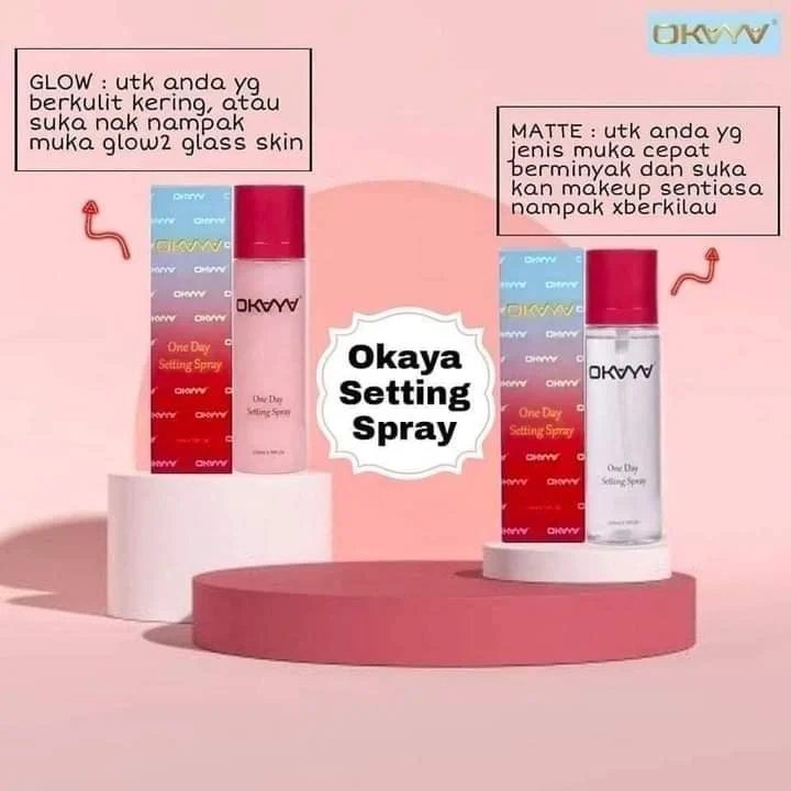 OKAYA ONE DAY SETTING SPRAY | Shopee Malaysia