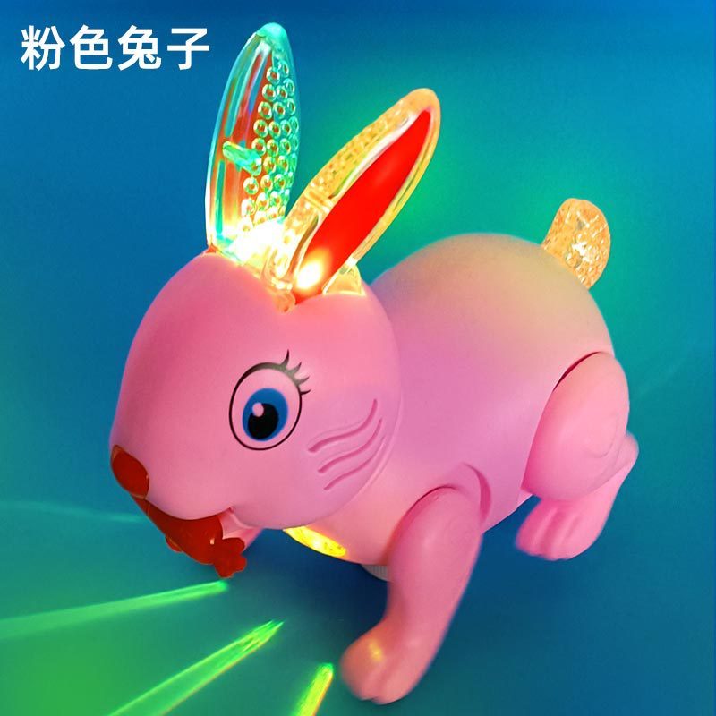 Hopping Rabbit 🐇 🐰 with Musical & Beautiful LED changing Light 🐰跳跳兔 ...