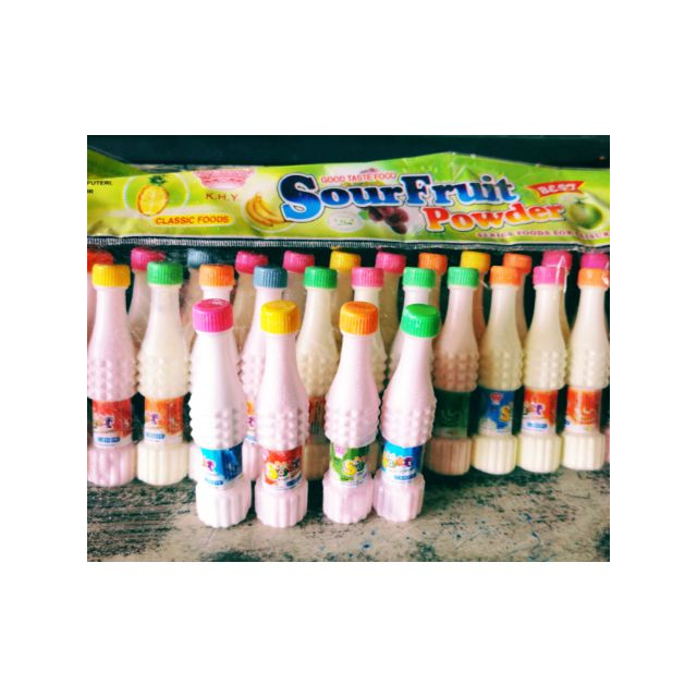 Sour Fruit Powder Candy In A Bottle (30+3 Pcs) | Shopee Malaysia