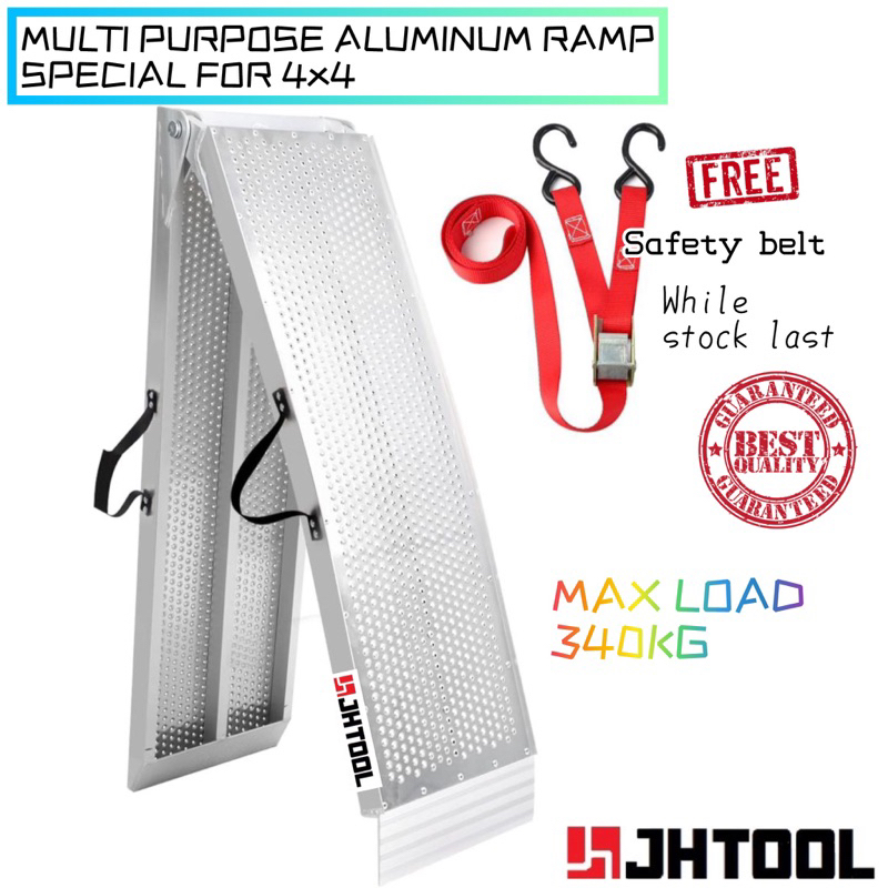 NEW2025 JHTOOL Aluminum Ladder ATV for Pickup Trucks 7.5 FT Aluminum ...