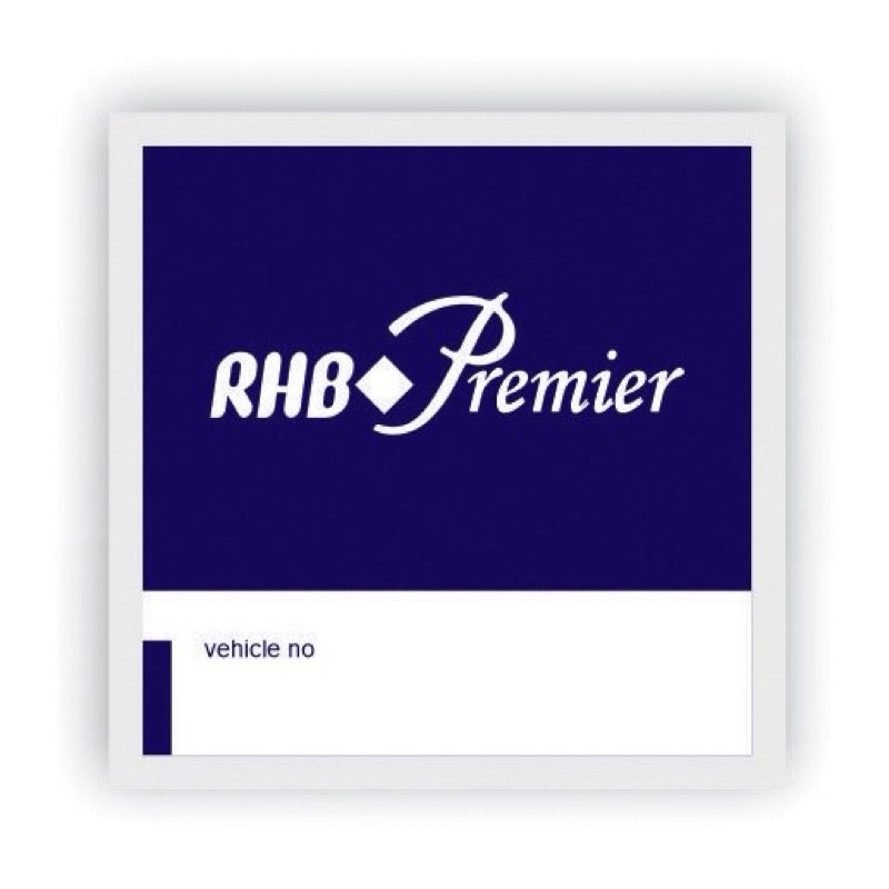 RHB Bank Premier Car Sticker Shopee Malaysia