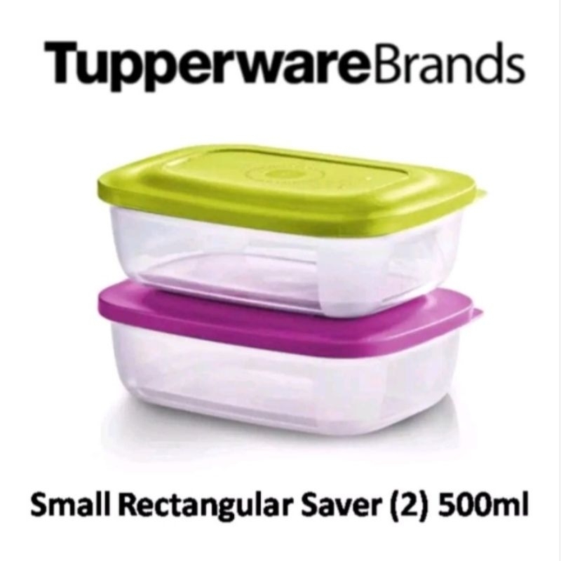 Tupperware Sweet Little Things Small Rectangular Saver 500ml (1 Pcs ...
