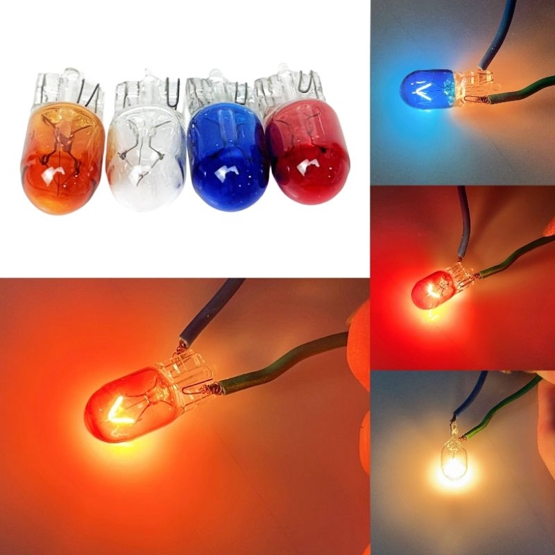 BULB SIGNAL T10 12V 3.4W UNIVERSAL METER BULB CAR MOTORCYCLE | Shopee ...