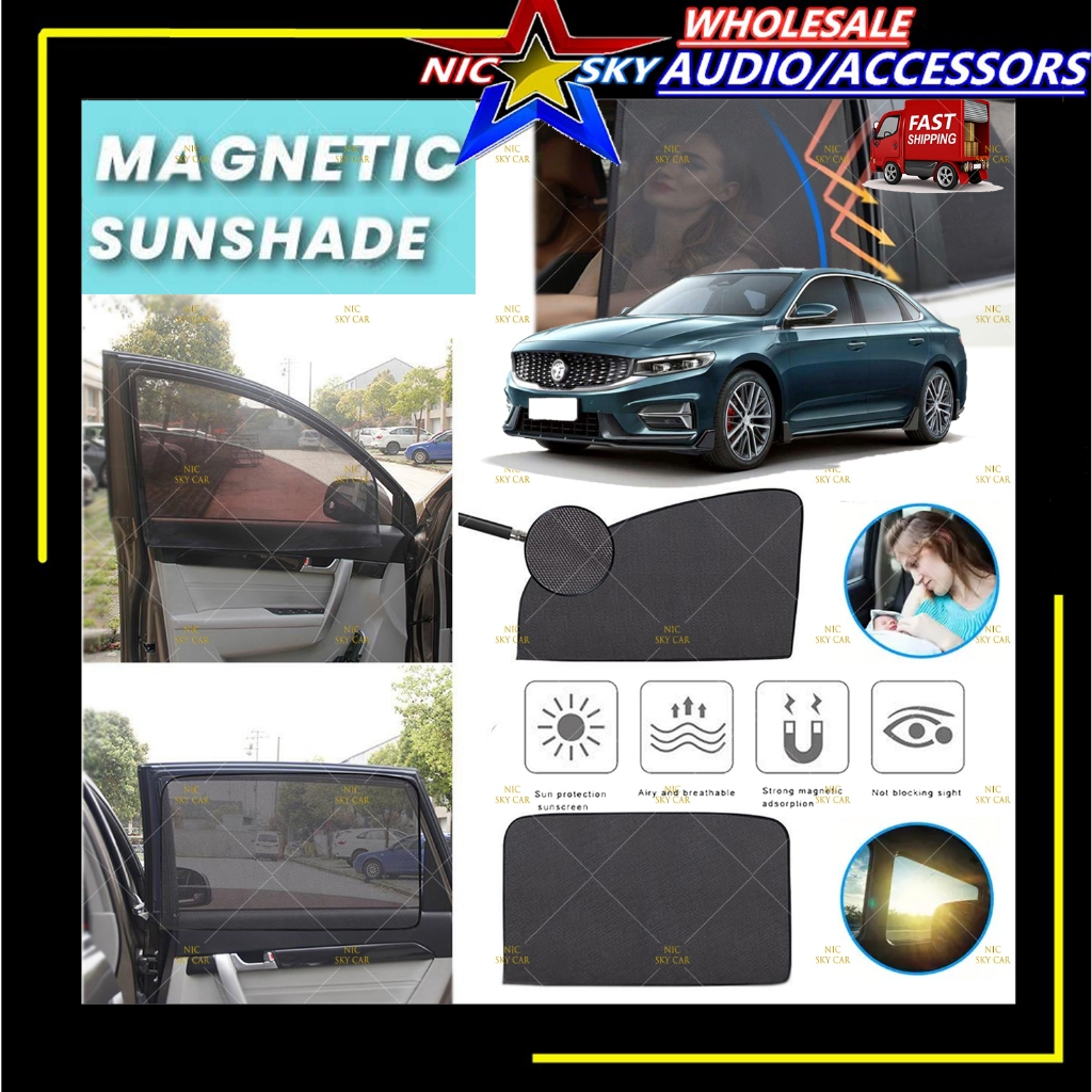 Proton S70 Magnetic Sun Shade Sunshade Car Window 4pcs 6pcs Front Rear ...