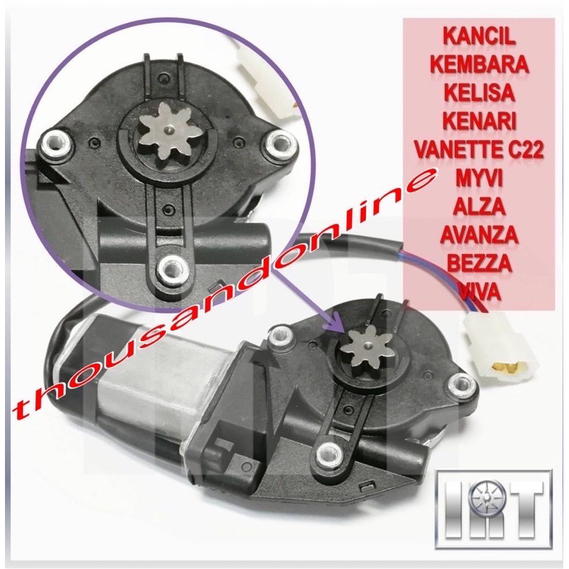 PERODUA KANCIL | KELISA | KEMBARA | KENALI POWER WINDOW MOTOR (MADE IN