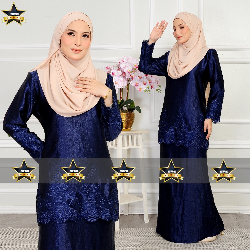 NEW ARRIVAL BAJU KURUNG DEWASA KAIN SATIN WITH LACE Shopee Malaysia