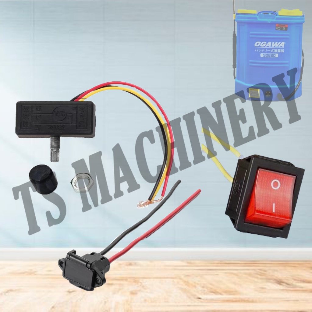 Spare Part Battery Sprayer Chager On Off Switch Regulator Speed ...