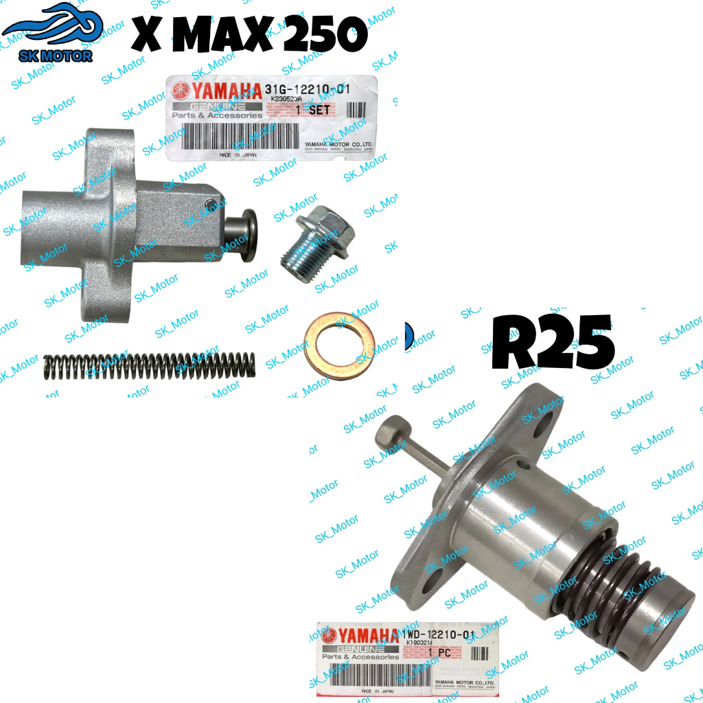 Yamaha X MAX 250 / YZF-R25 R25 V1 V2 / MT-25 Original Tensioner Assy ...