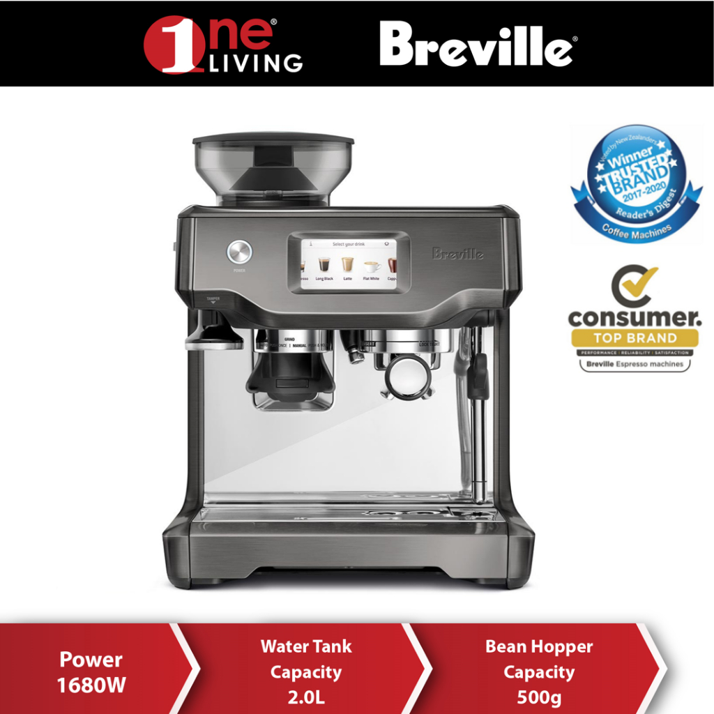 Breville the Barista Touch™ Espresso Machine BES880 (BES880BST) - Black ...