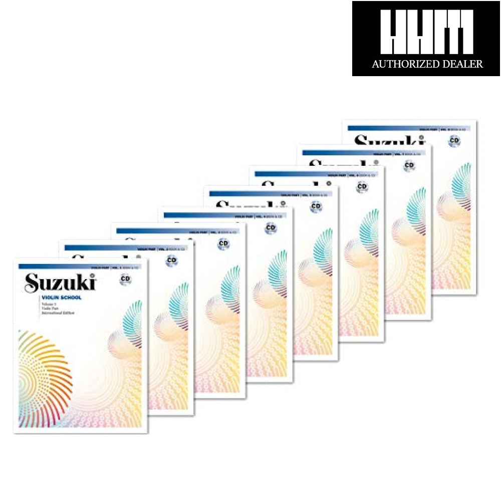Suzuki Violin School, Violin Part - Volume 1, 2, 3, 4, 5, 6, 7, 8 ...