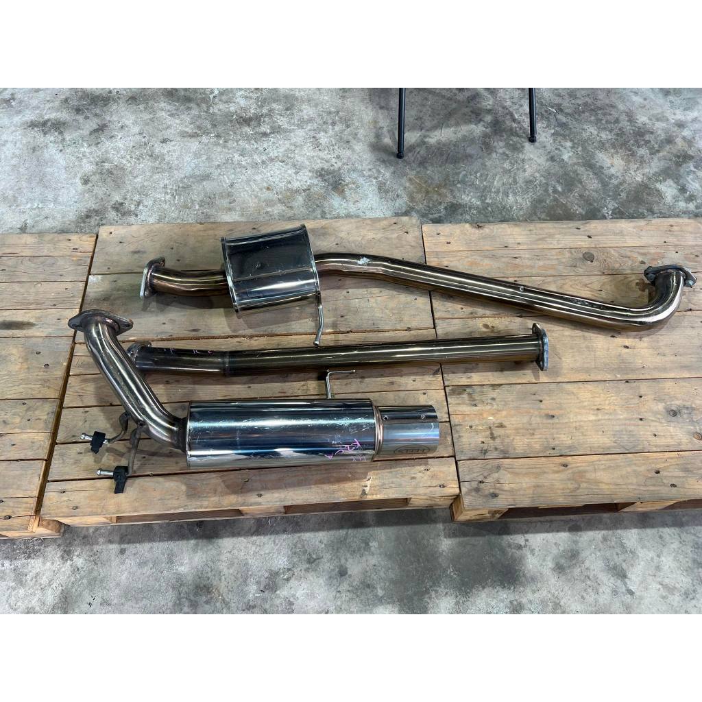 HONDA ACCORD EURO R CL7 (ORIGINAL) FEEL'S SPORTS MUFFLER SINGLE CAT