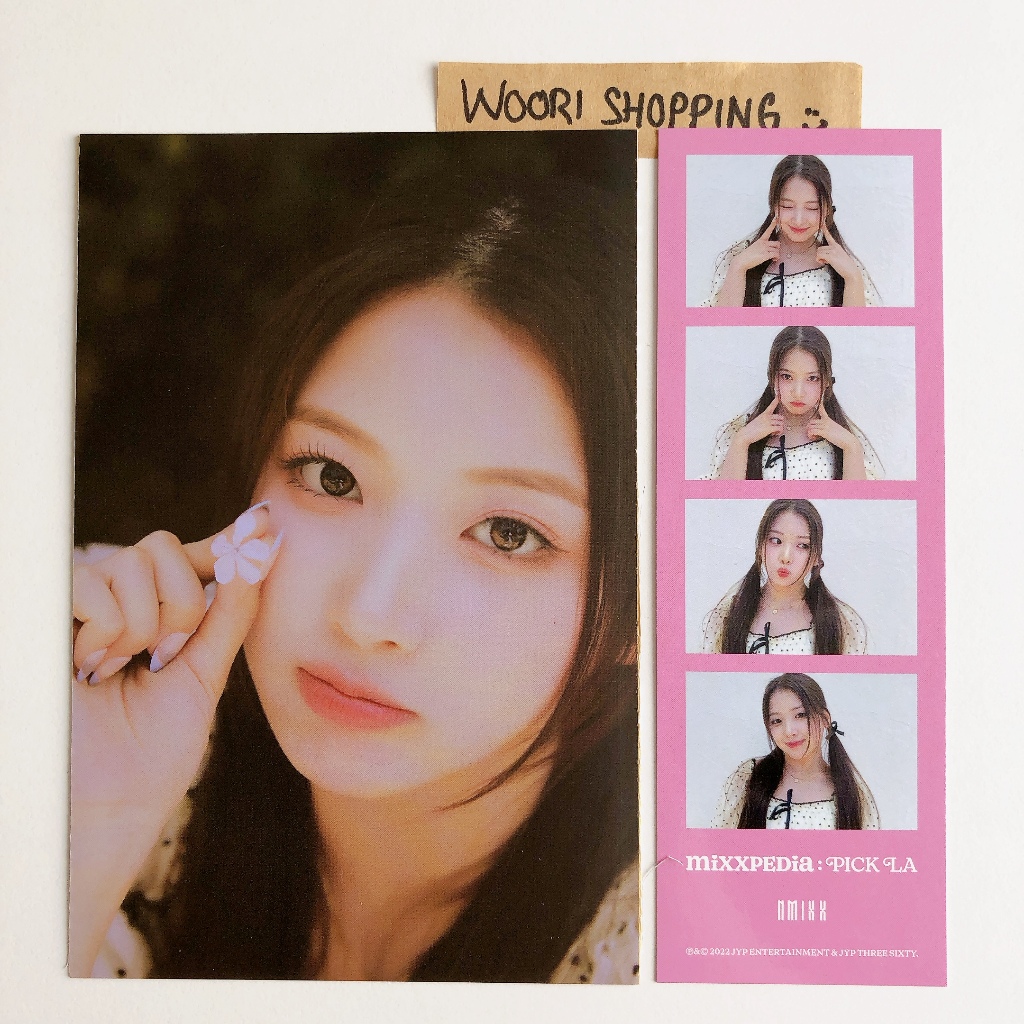 NMIXX 1st Photobook MIXXPEDIA : PICK LA Official Set ( LILY HAEWON