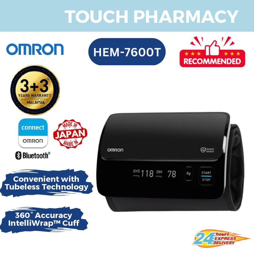 OMRON Upper Arm Blood Pressure Monitor HEM-7600T Smart Elite+ (All New ...