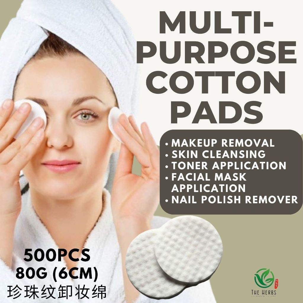 Round facial cotton puff Makeup remover cotton pads toner cotton